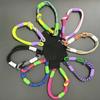 Korean Style Phone Lanyard-Short Pendant Key Chain with Portable Outdoor Climbing Rope,Anti-Release Buckle&Practical Wrist Strap