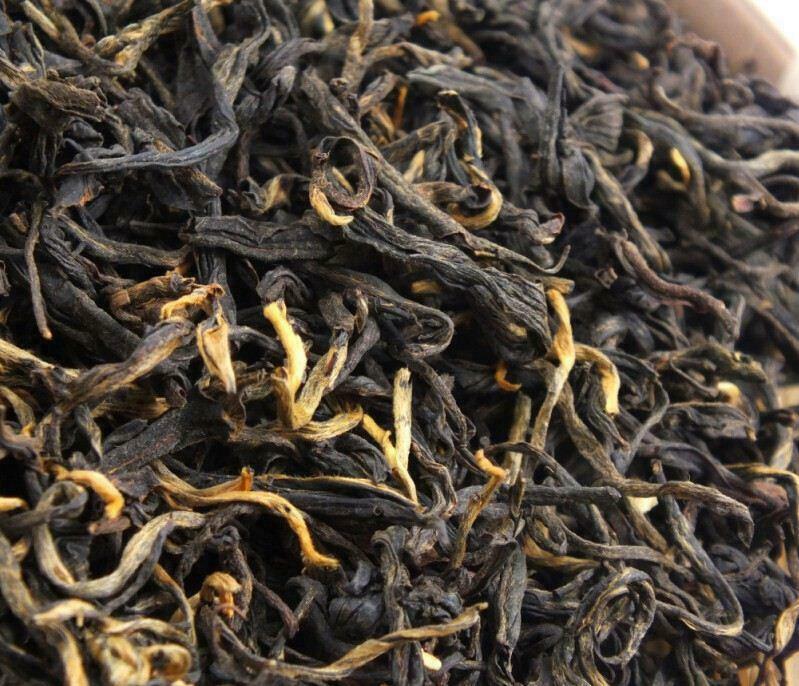 200g Premium Roter Schwarzer Tee Dian Hong Loseblatt Maofeng Bio-Tee Großer Congou
