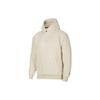 Men's Solid Fleece Embroidered Hoodie Khaki DV1572-206