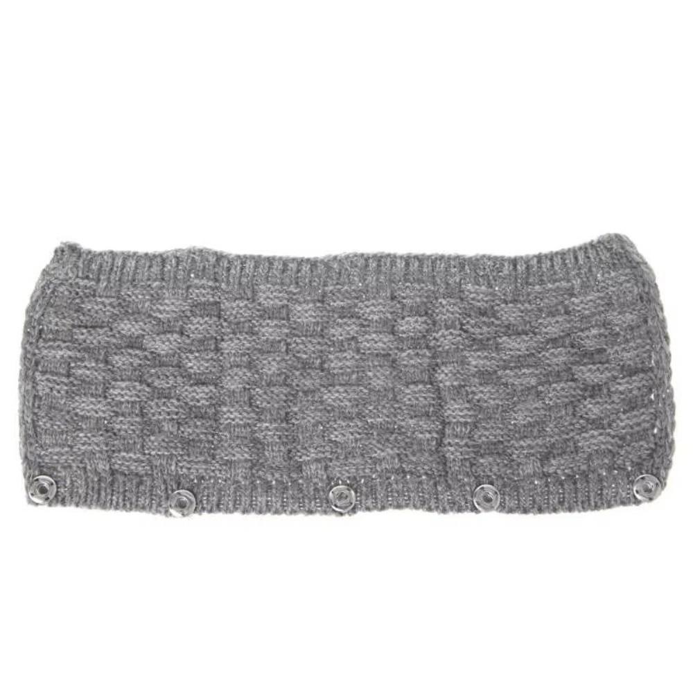 Braided Cloth Headphone Headband Cover Solid Protective Headband Protector Cover Soft Button Closure Headphone Band Sleeve