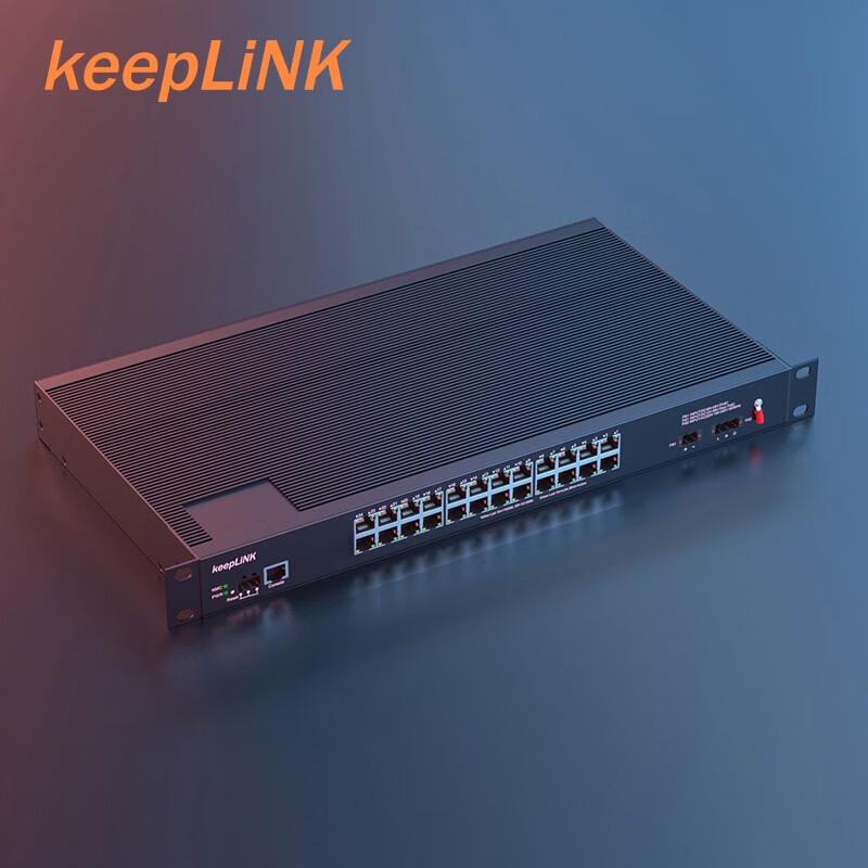 

keepLINK KP-9000 24-Port Gigabit Unmanaged Industrial PoE Switch PoE, Layer 2