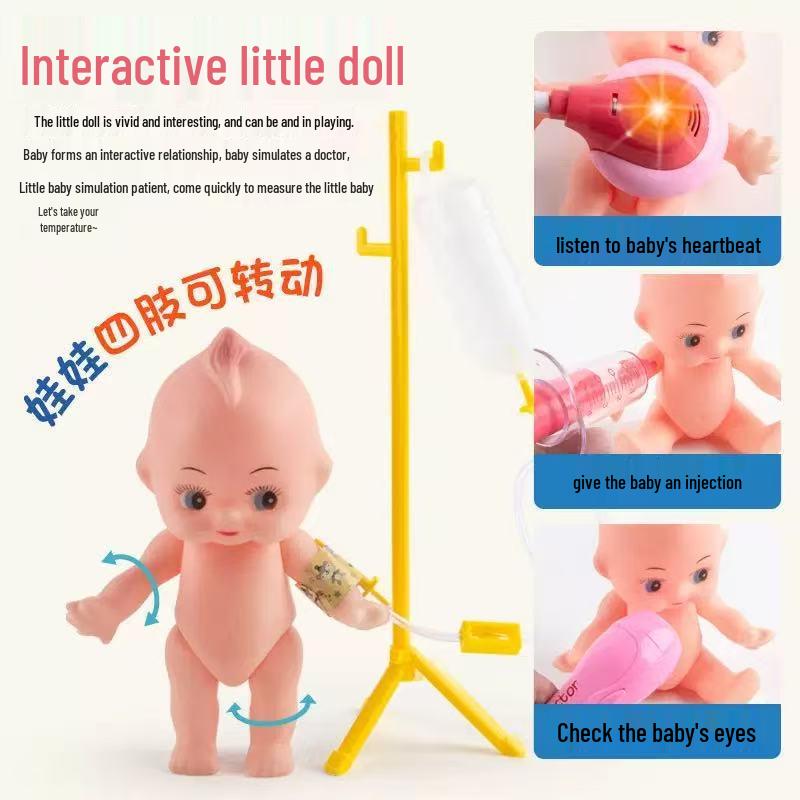 Kids' Doctor Play Set: Medical Toys with Stethoscope & Injection for Ages 3-6, Boys & Girls