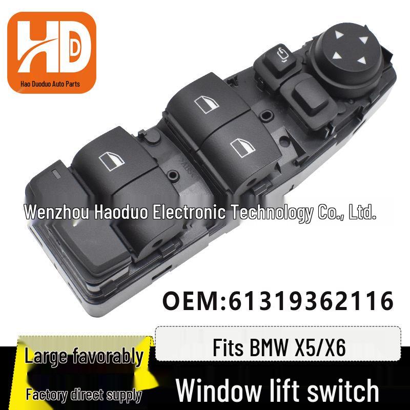 

BMW X5/X6 Front Left Master Electric Window Switch 61319362116 Electric