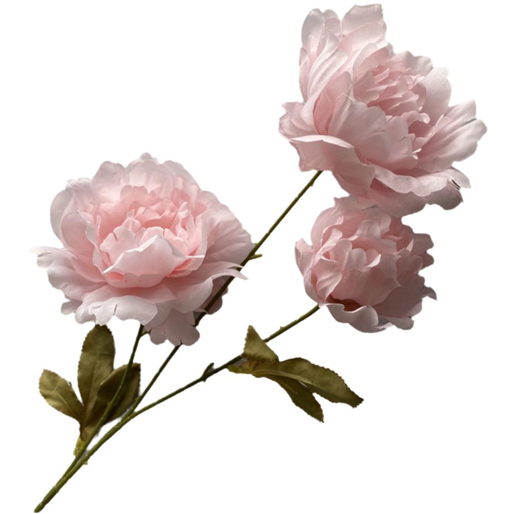 

3 Heads Lifelike Flowers Multicolor Faux Flower Peony Peony Artificial Flower Home Decoration розовый