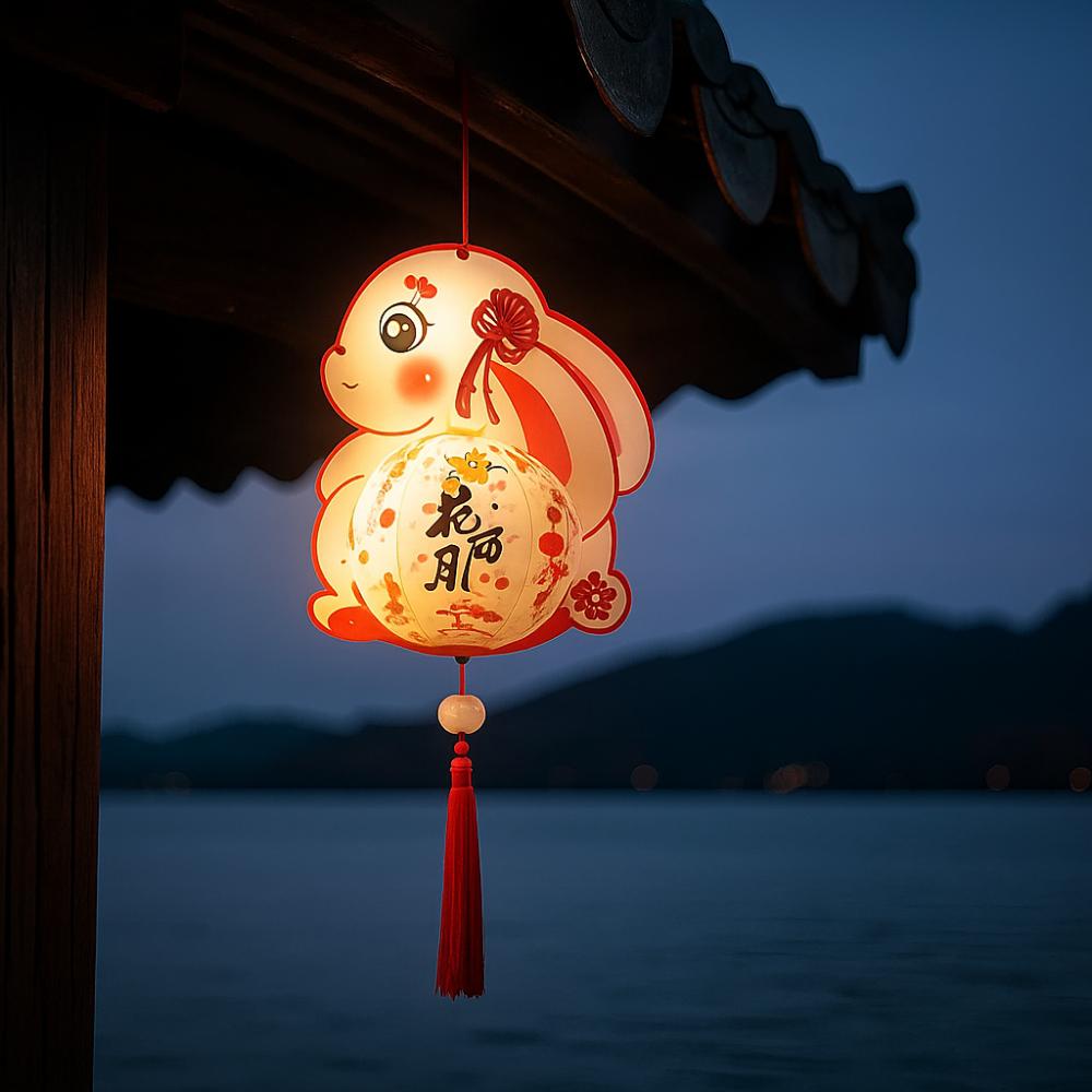 PVC Children DIY Lantern Material Kit 3D Ancient Style Handheld Lantern  Craft Toys