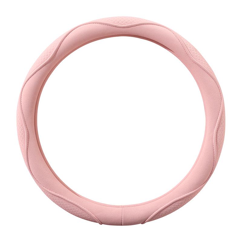 Ultratunt Mockaskinn Rattöverdrag: Andningsbar, Halkfri, Svettabsorberande, Året-runt Universell Passform.