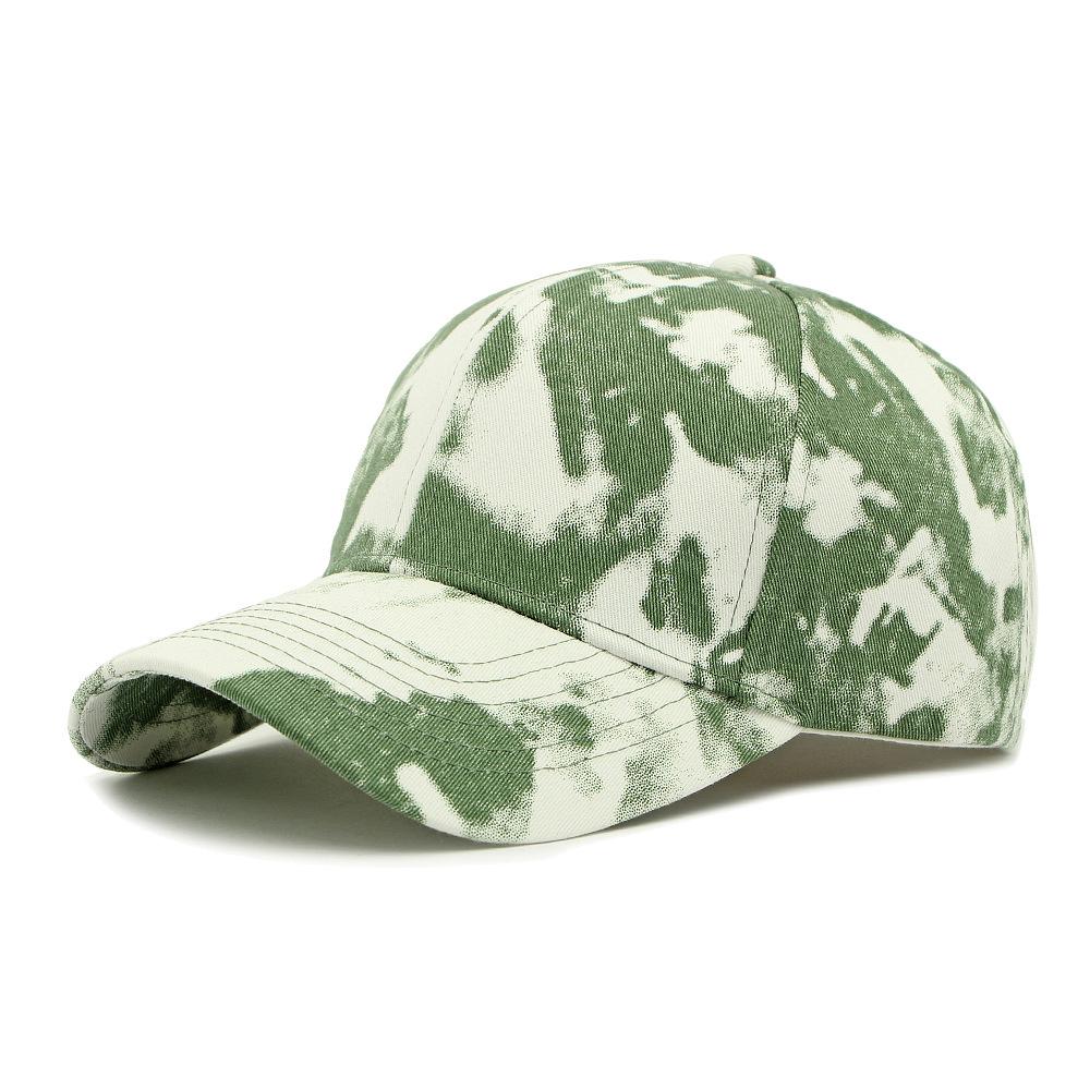 Tie-Dyed Baseball Cap Men Outdoor Sunscreen Sun Hat Women Graffiti Sunscreen Cap