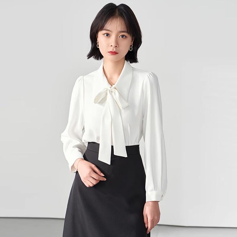 Women's Chiffon Bow Blouse
