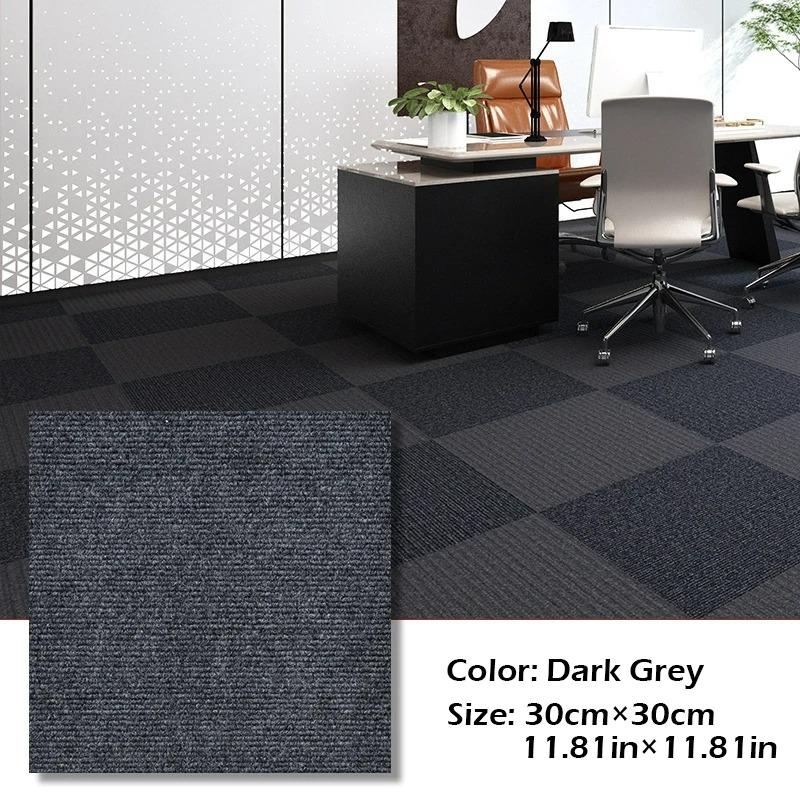 

DIY Put Together Carpet 30x30cm Bedroom Solid Color Anti Slip Water Absorbing Wear Resistant Se 30X30cm-5pcs