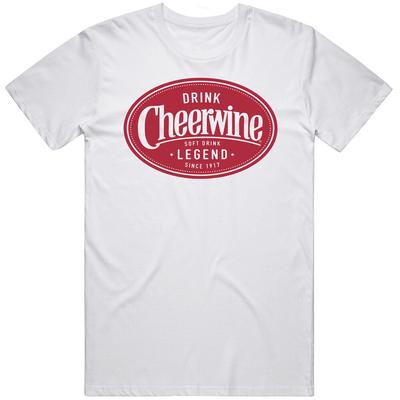 Cheerwine Soda Popolare Gusto Ciliegia Bevanda Analcolica del North Carolina T-shirt Unisex in Cotone