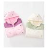 Girls Fleece Lined Windproof Reversible Hooded Kids Casual Outerwear Jacket
