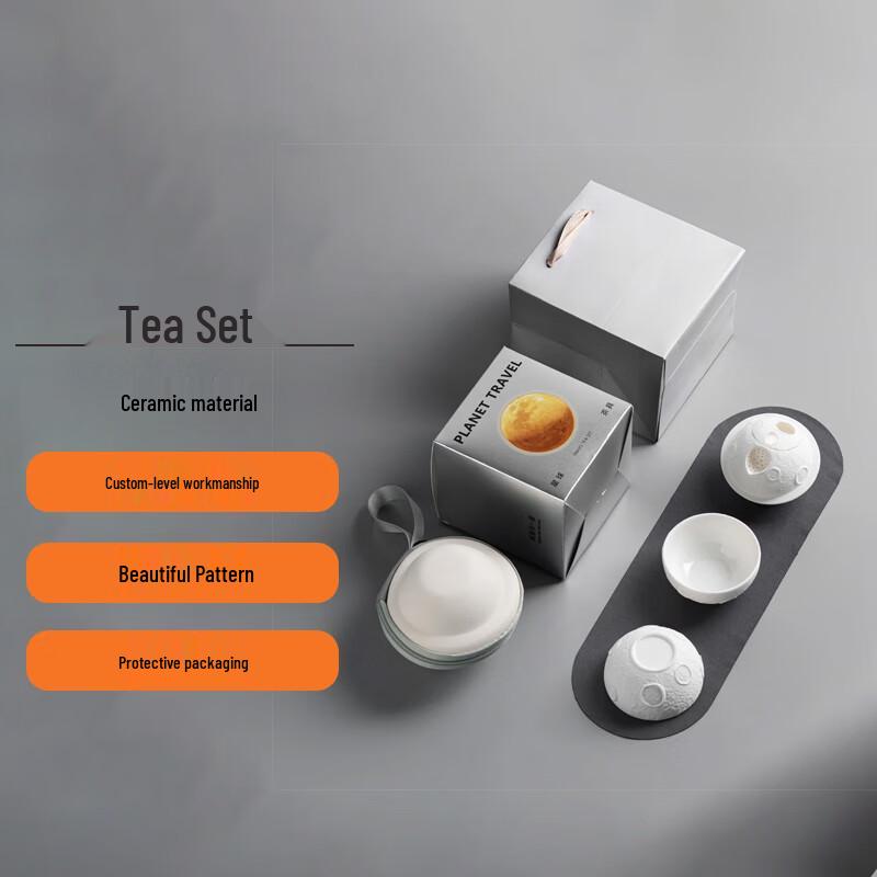 

Mr. Ji s Planet Portable Ceramic Tea Set