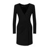 Emporio Armani EA7 Womens/Ladies Draped V Neck Mini Dress