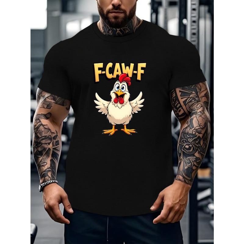 

Европейские размеры Мужская футболка Chicken F CAW F Crinkle Большого размера S чёрный