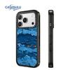 Love Heart Bunny Transparent Acrylic Case for iPhone 17 Pro Max / 16 Pro