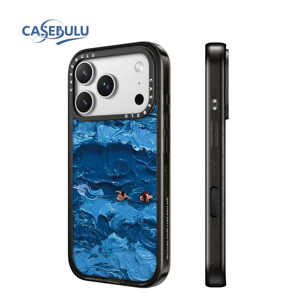 Love Heart Bunny Transparent Acrylic Case for iPhone 17 Pro Max / 16 Pro