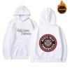 The Vampire Diaries Harajuku Tištěné Mikiny S Kapucí Cool Logo Ležérní Pulovr Streetwear Móda Dlouhý Rukáv Mikina