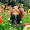 BlissfulPixie Waldorf Doll - Handmade Hanne 12" Soft Girl Plush Toy, Perfect for Kids