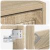 Wall Mounted Shoe Cabinet EDE 71 x 17 x 43 cm Particleboard
