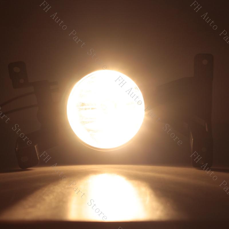 Car Front Bumper Fog Light Daytime Running Drive Lamp Cover Frame Lid For KIA Sorento 2.2T 2.4L 2009-2012 Foglight Foglamp