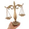 Balance Scale Libra Decor Vintage Metal Libra Jewelry Display Retro Iron Balance Justice Scale Sculpture Ornament For Office