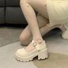 Mary Jan Shoes New Style Women's British High Heels Lolita Shoes Thick Base Single Shoes Small Leather Vintage