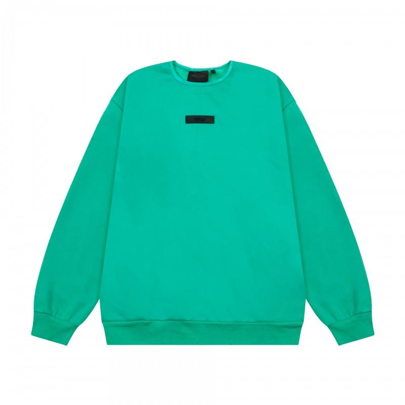 Unisex FOG Icon Double-Line Hoodie Cotton Warm Fleece Lined Crewneck Sweatshirt Winter Streetwear
