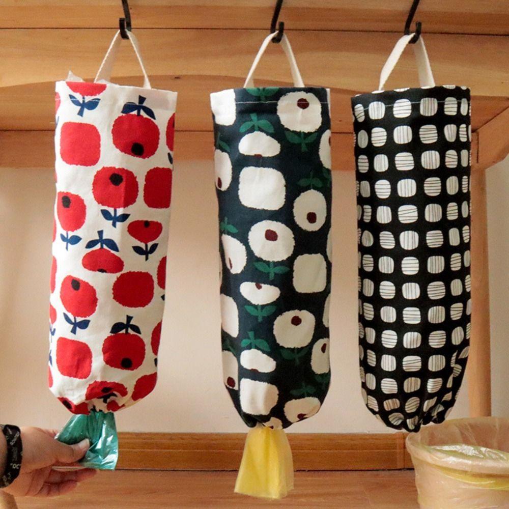 Large Capacity Grocery Bag Holder Multipurpose Waste Bag Dispenser Trash Garbage Bag  Kitchen