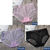 3pcs Sexy Lace Transparent Panties for Women Underwear Fashion Panty Lingerie Breathable Hollow Out Briefs Female Underwear