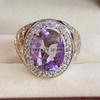 Alexandrite Oval Cut  Gemstone With 925 Sterling Silver Ring For Men's #A600 JL375656746678