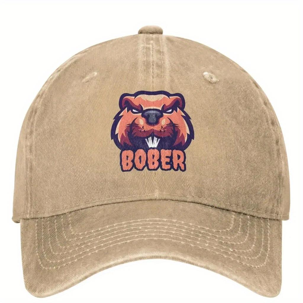 Casquette de Baseball Bober Vibe Métal pour la Chasse et le Camping Chapeau Papa d'Été pour Couples Snapback Tendance Design pour Femmes
