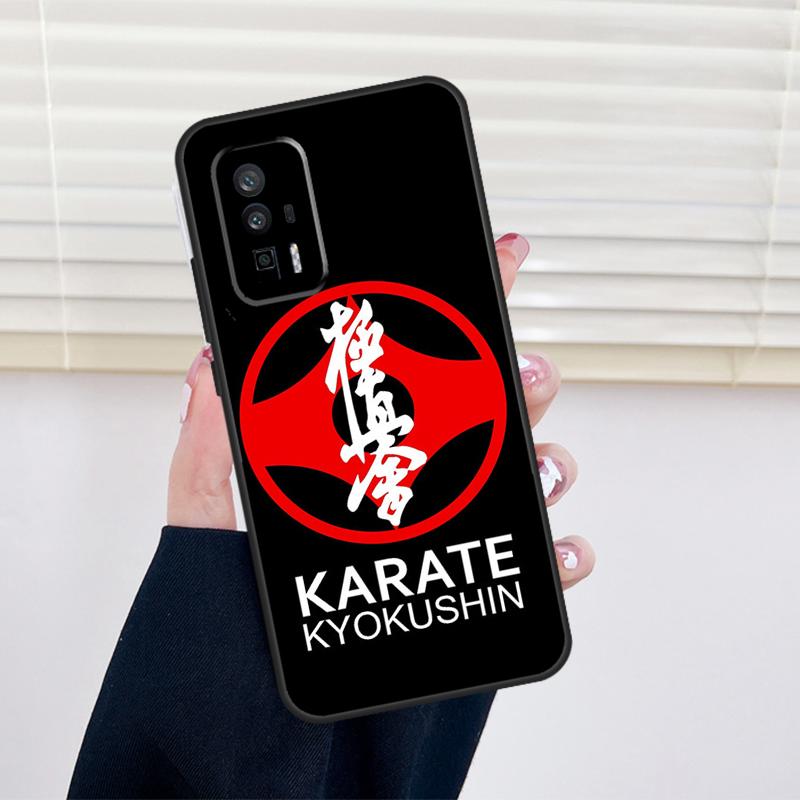 Oyama Kyokushin Karate Case For Xiaomi POCO F5 X5 X3 Pro M6 M5 M5s F3 F4 X4 GT 12X 12T 11T Pro 12 13 Lite Coque