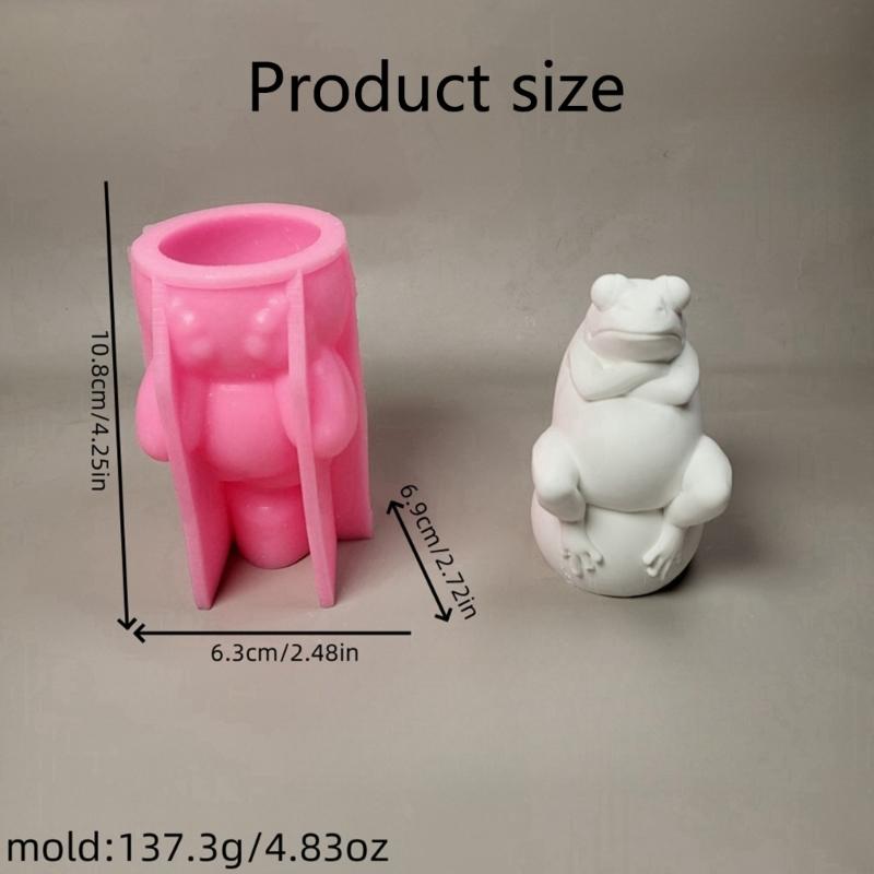3D Animal Shape Silicone Candle Molds Animal Shape Resin Silicone Molds for Epoxy Resin Candle Making Gypsum Decoration