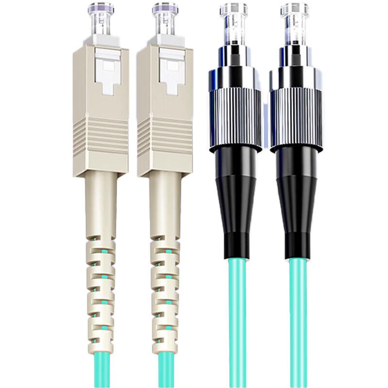 SAMZHE Armored Fiber Optic Patch Cable SC-FC OM3 Duplex