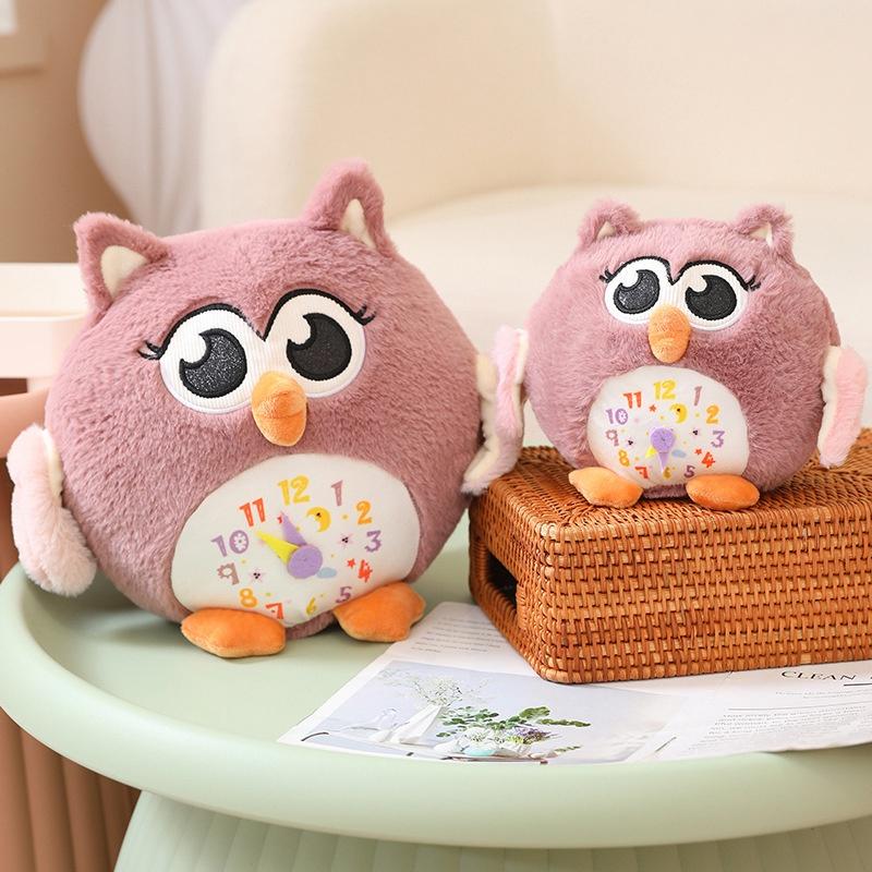 Cute Owl Plush Toy Short Plush Stuffed Animal