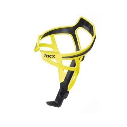 Support de bidon - Tacx Deva jaune - Forme cylindrique réduisant le risque de chute - Poids 29g