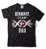 Danimarca T-shirt Danese T-shirt Danimarca Giorno dell'Indipendenza Patrimonio Nazionalità T