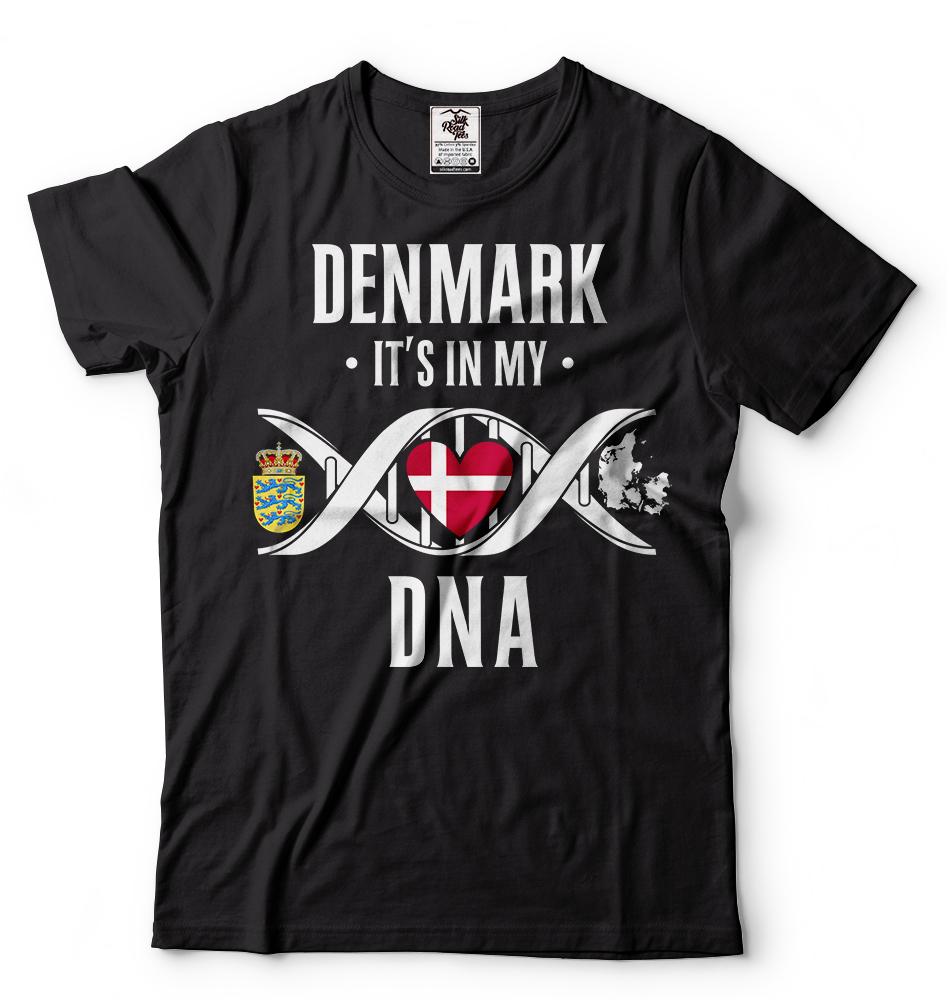 Danimarca T-shirt Danese T-shirt Danimarca Giorno dell'Indipendenza Patrimonio Nazionalità T