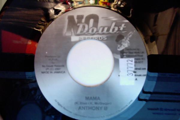 

7inch Record ANTHONY B - Mama NONE No Doubt Record 2007 Jamaica Reggae, Ska & Dub Used