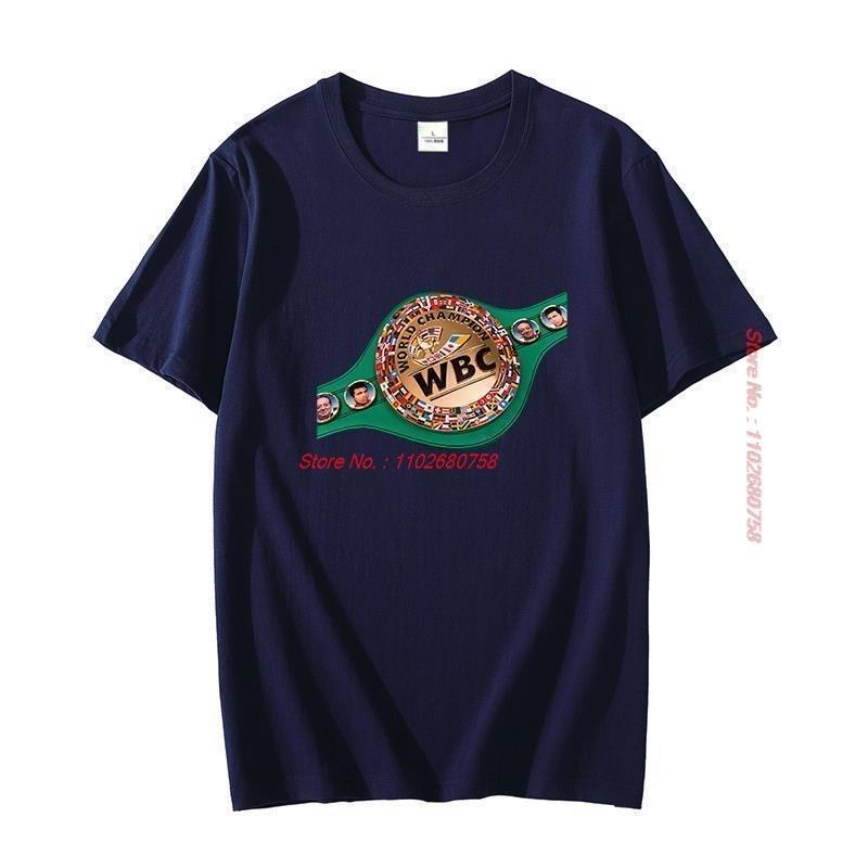 Bokskampioenen Van De Wereld Wbc Canelo Alvarez Kampioenen Grafische T-shirts Zomer Oversized Katoenen T-shirt Unisex Kleding