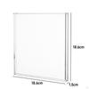 7 inch Vinyl Record Wall Display Box Sleeve Holder 7.32x7.32x0.59inch Multifunctional Push Pull