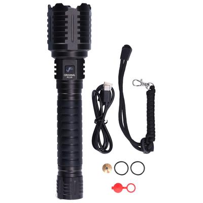 XHP160 Strong Light Flashlight Home 16Core LED USB Charging 8800LM LongRange Electric Torch for