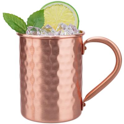 Nové 100% měděné hrnky, čisté masivní moskevské muly, měděné hrnky ve tvaru 400ml koktejlových hrnků, hrnek na pivo a mléko, nádobí na pití