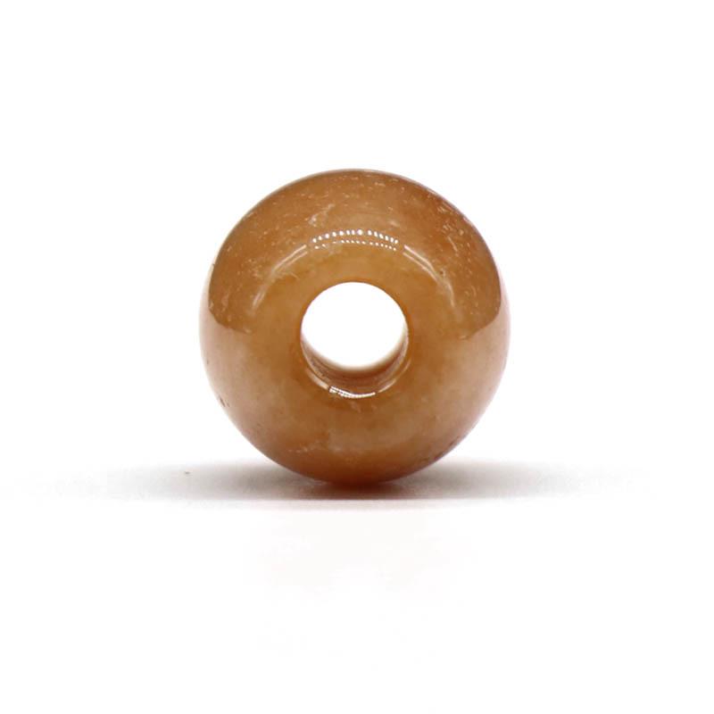 326-Large Hole Crystal Agate Jade Barrel Beads, 16×18mm, 5mm Hole, Jewelry Accessories