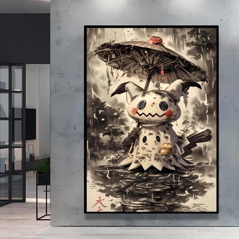 Canvas Painting Pokemon Charizard Cool Character Poster HD Printing Not Fading Modern Home Children's Bedroom Decor Holiday Gift