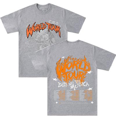 T-Shirt Wt Ruinas C.R.O Esto No Es Musica World Tour T-Shirts Hip Hop Mode T-Shirt Vintage Baumwolle Kurzarm T-Shirt