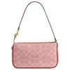 Plaza Print Design Gold Chain Hardware Coated Canvas And Calfskin Shoulder Bag Women Shoulder Bag Melon-Pink CCC42-B4YU2