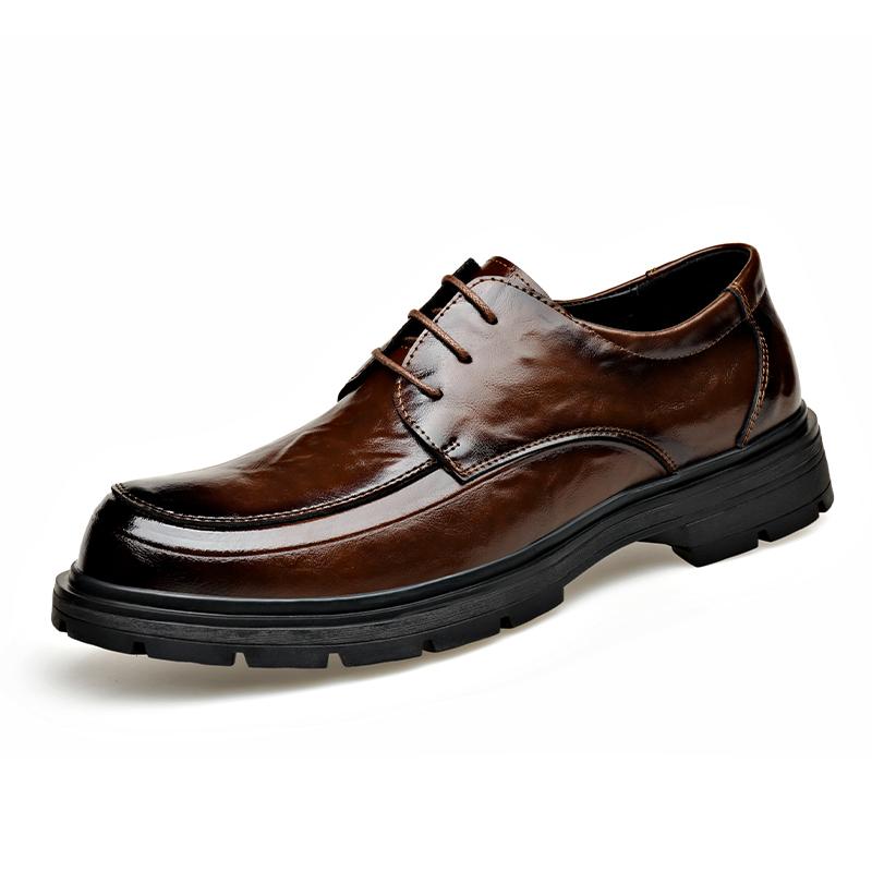 Herren Business Lederschuhe Retro minimalistischer Stil Retro Büro- oder Arbeitsluxus Hochwertige Erwachsenenschuhe Kleid