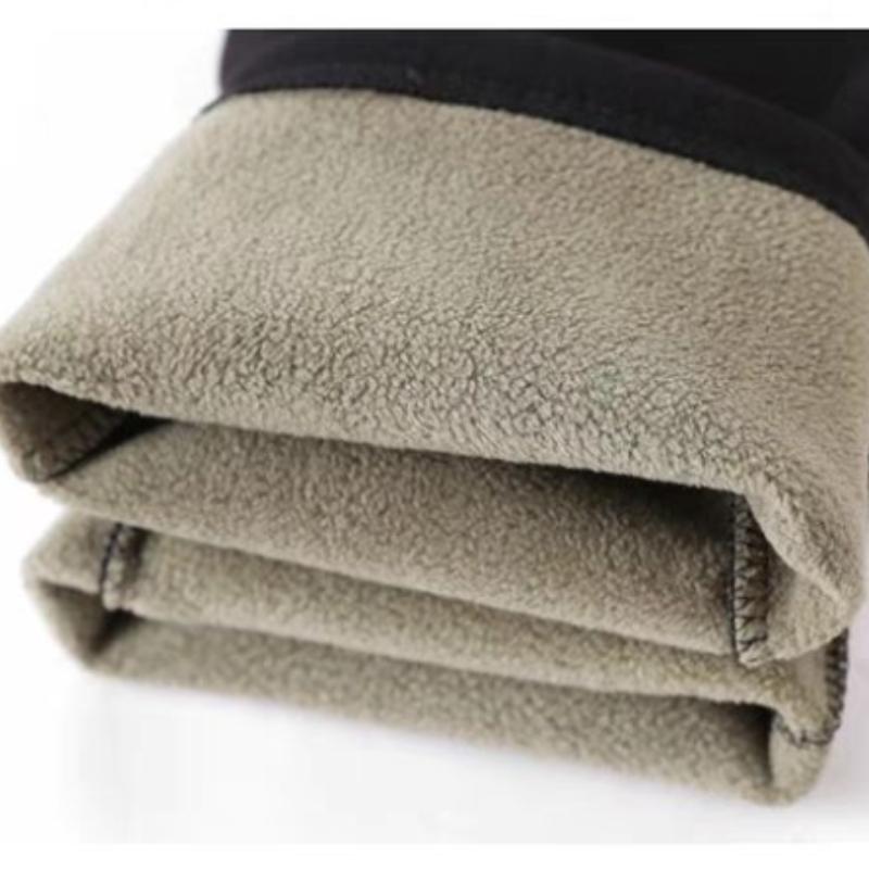 Mother Elastic Waist Pants Autumn and Winter Plus Velvet Outer Wear Casual Trousers Thick Section Women's Warm Harem Pants