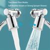 1pc1440° Copper Alloy Universal Swivel Faucet Spray Head,Compatible with Extension Faucets, Aerator Spouts,Wash Basin Robot Arm Faucet Extenders